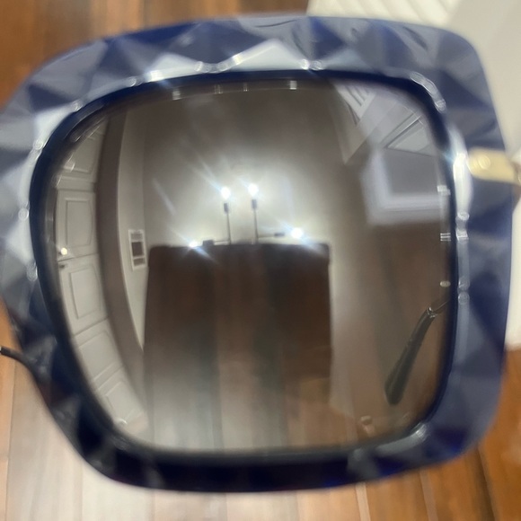 Dolce & Gabbana Navy Blue and Gold Oversized Sunglasses DG 6111 - Picture 10 of 11